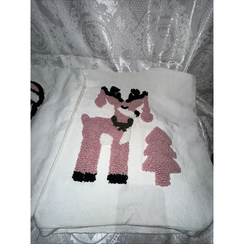 Holiday Embroidery Pillow Covers